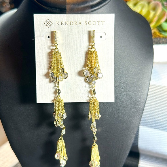~Kendra Scott earrings Talluah dangle drop tassels - Picture 8 of 8